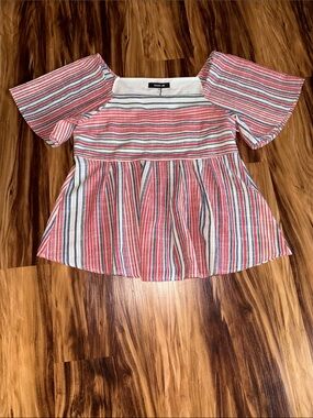 Sugar Lips Peplum Top- 100% Cotton